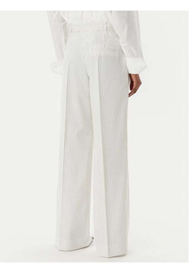 Hugo - HUGO Spodnie materiałowe Hejuly 50559202 Biały Loose Fit. Kolor: biały. Materiał: syntetyk