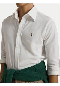Polo Ralph Lauren Koszula 710P03967002 Biały Regular Fit. Typ kołnierza: polo. Kolor: biały. Materiał: bawełna #4