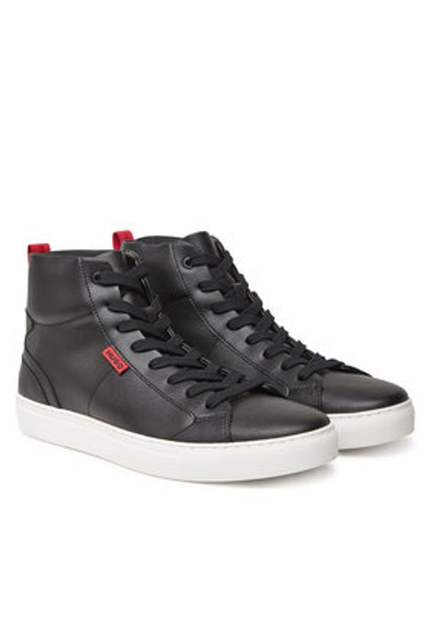 Hugo - HUGO Sneakersy Morrie 50537334 Czarny. Kolor: czarny. Materiał: skóra