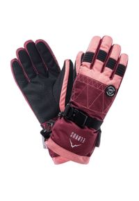 Rękawice narciarskie damskie Elbrus Shila Wo's - różowe, Rozmiar L/XL. Kolor: różowy. Materiał: poliester, polar, syntetyk, materiał. Technologia: Thinsulate. Sezon: zima. Sport: narciarstwo #1