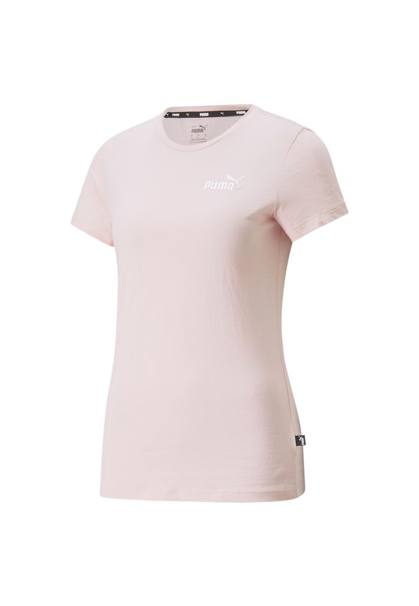 Koszulka fitens damska Puma ESS+ Embroidery Tee. Kolor: różowy. Sport: fitness