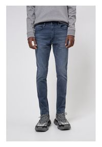 BOSS - Boss Jeansy Skinny Fit Hugo 734 50430974 Granatowy Skinny Fit. Kolor: niebieski