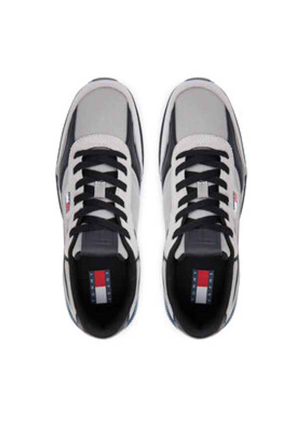 Tommy Jeans Sneakersy Tjm Technical Runner EM0EM01738 Szary. Kolor: szary. Materiał: materiał