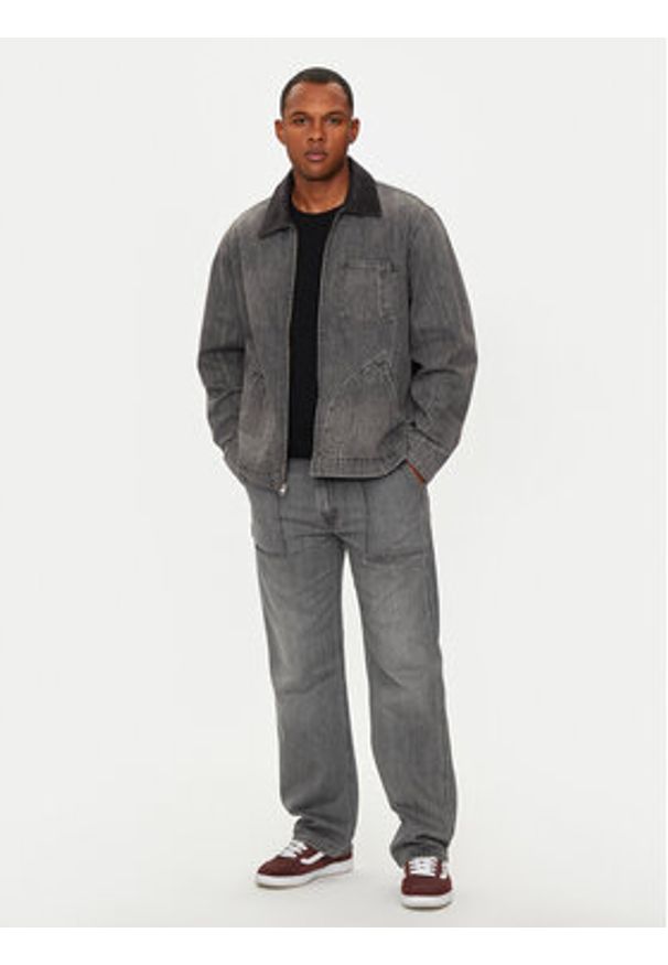 Levi's® Kurtka jeansowa Mechanics A8635-0000 Szary Relaxed Fit. Kolor: szary. Materiał: bawełna