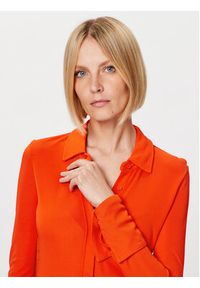 Calvin Klein Sukienka koszulowa K20K205760 Pomarańczowy Regular Fit. Kolor: pomarańczowy. Materiał: wiskoza. Typ sukienki: koszulowe #4