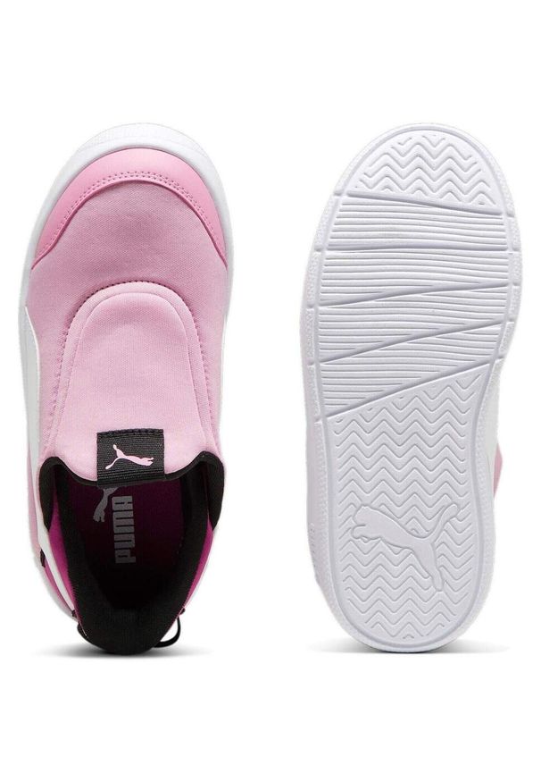 Adidasy Puma Courtflex V3 Sliptech Ps, Dzieci. Kolor: różowy. Materiał: materiał