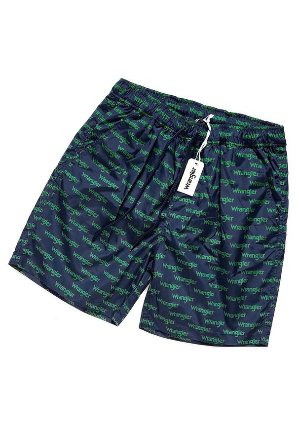Wrangler - SPODENKI MĘSKIE WRANGLER SWIM SHORT AMAZON GREEN W4B01V9UX 112129079