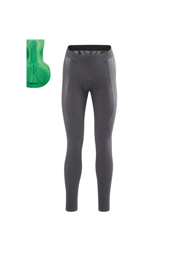 GONSO - Damskie legginsy Gonso Stivo Tight. Kolor: szary. Sport: kolarstwo