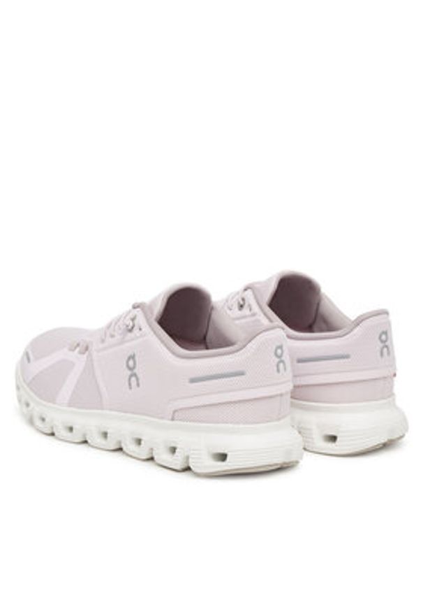 On Sneakersy Cloud 6 3WF1006 Fioletowy. Kolor: fioletowy. Materiał: materiał