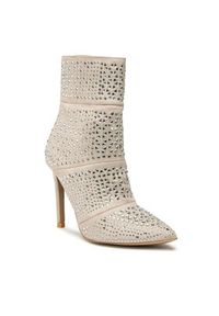 DeeZee Botki H120403-01 Beżowy. Kolor: beżowy. Materiał: materiał #4