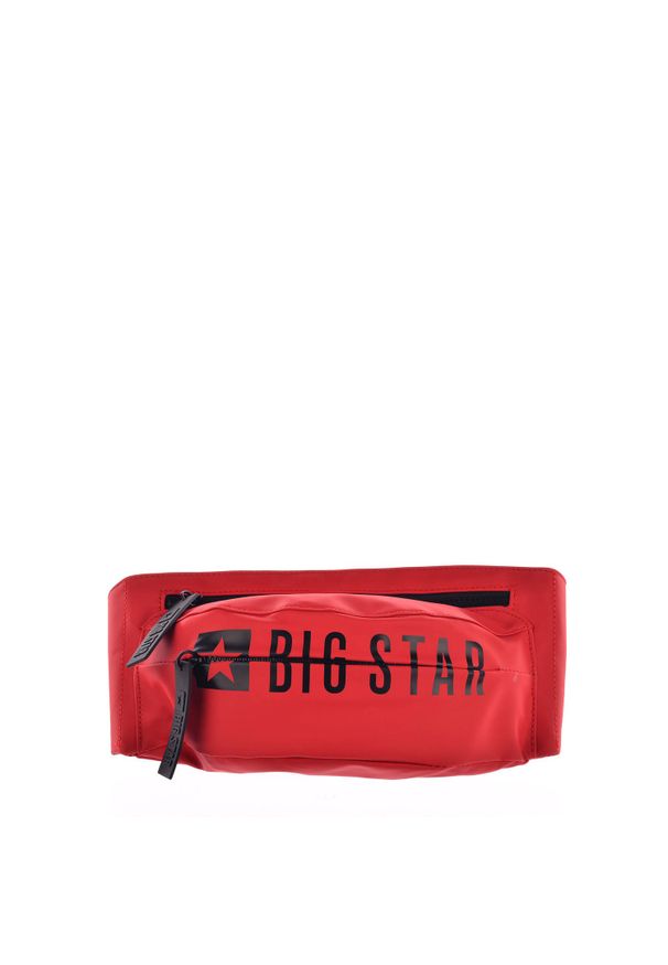 Big Star Accessories - Czerwona Saszetka Męska Big Star Sportowa Nerka. Kolor: czerwony