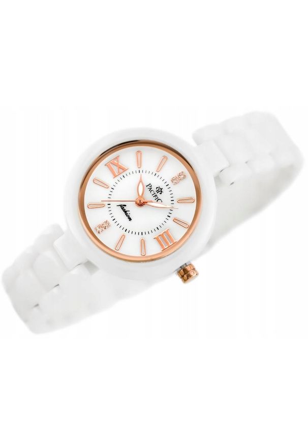 Zegarek Pacific ZEGAREK DAMSKI PACIFIC A6004 - CERAMIKA + GRAWER