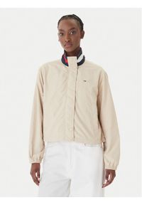 Tommy Jeans Kurtka przejściowa Essential DW0DW20439 Beżowy Regular Fit. Kolor: beżowy. Materiał: syntetyk #1