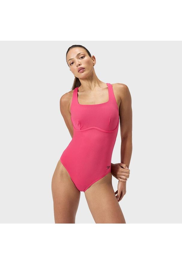 Strój kąpielowy na basen damski Speedo Flex Band. Kolor: różowy