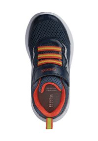 Geox buty dziecięce kolor granatowy. Nosek buta: okrągły. Zapięcie: rzepy. Kolor: niebieski. Materiał: guma #6