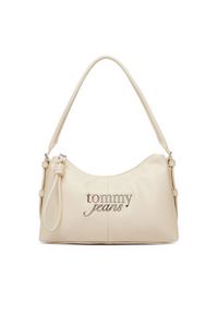 Tommy Jeans Torebka Metal Logo Shoulder Bag AW0AW18468 Biały. Kolor: biały. Materiał: skórzane #2