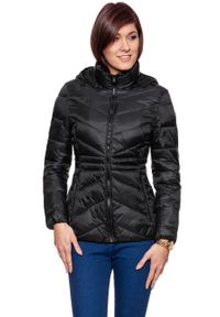 Wrangler - DAMSKA KURTKA ZIMOWA WRANGLER SHORT PUFFER BLACK W4124V501. Kolor: czarny. Sezon: zima