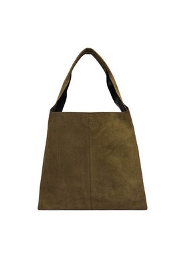 Patrizia Pepe Torebka 8B0321/L153-G626 Zielony. Kolor: zielony. Materiał: skórzane, zamszowe