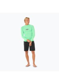 RIPCURL - Longsleeve do pływania męski Rip Curl Raw Energy UPF Performance. Kolor: zielony