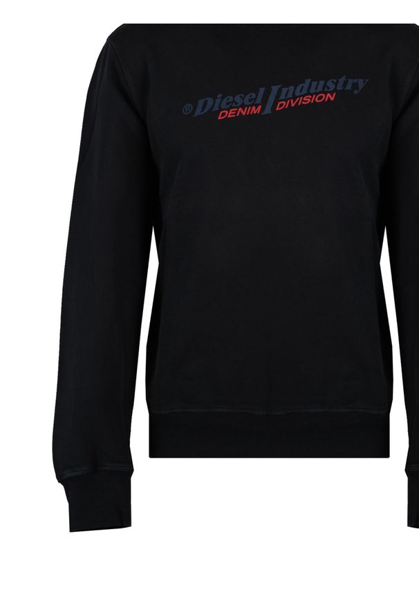 Diesel Bluza "C-Neck" | A03743-0AJIH | Mężczyzna | Czarny. Kolor: czarny. Materiał: bawełna. Wzór: nadruk, jednolity