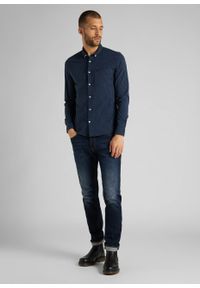 Lee - LEE SLIM BUTTON DOWN MĘSKA KOSZULA SKY CAPTIAN L66XRSHY 112116811. Typ kołnierza: button down #6