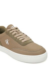 Calvin Klein Jeans Sneakersy Classic Cupsole Mg Canvas YM0YM01218 Zielony. Kolor: zielony. Materiał: materiał #6