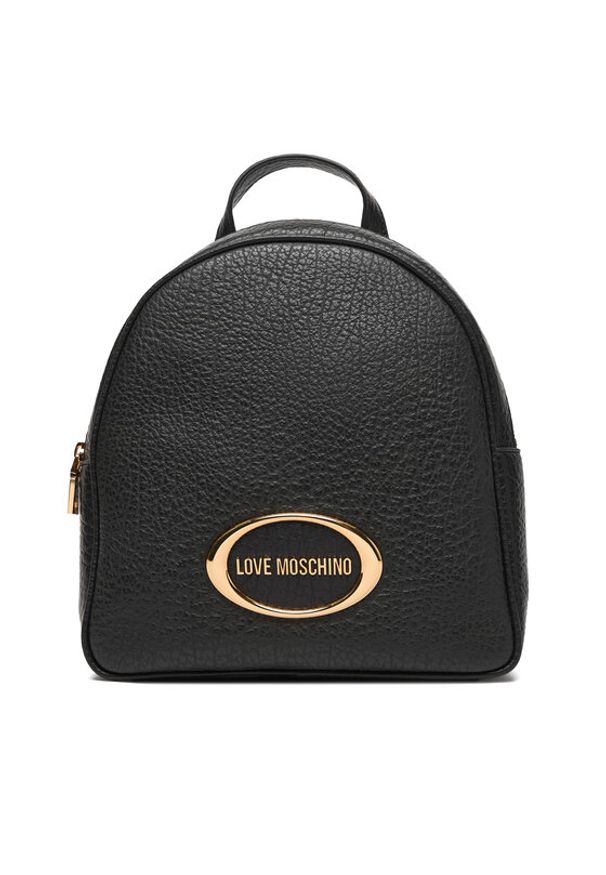 Love Moschino - LOVE MOSCHINO Plecak JC4341PP0NK1400A Czarny. Kolor: czarny. Materiał: skóra