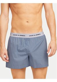 Jack & Jones - Jack&Jones Komplet 3 par bokserek Peter 12265461 Błękitny. Kolor: niebieski. Materiał: bawełna #5