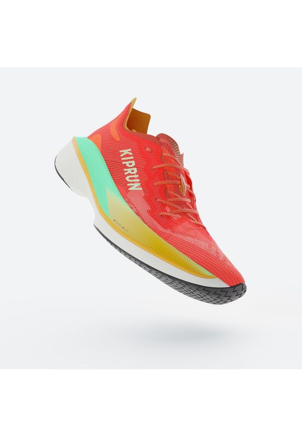 KIPRUN - Buty do biegania męskie Kiprun KD900X LD2. Kolor: pomarańczowy, czerwony, wielokolorowy, zielony. Szerokość cholewki: normalna. Sport: bieganie