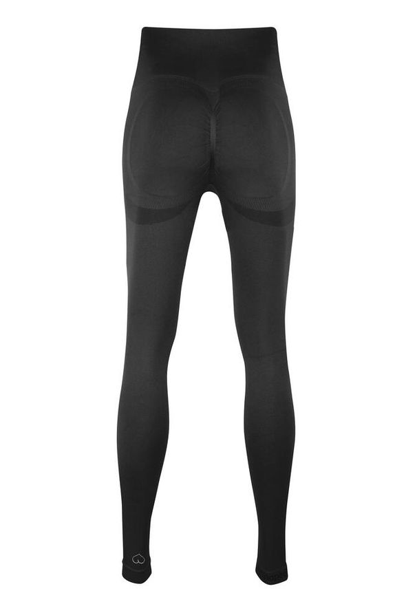 BESHAPED - Legginsy fitness damskie Beshaped Power Up! modelujące. Kolor: czarny. Materiał: nylon. Sport: fitness