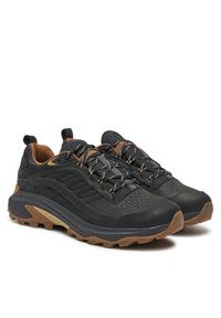 Merrell Trekkingi Moab Speed 2 Leather Waterproof J037783 Czarny. Kolor: czarny. Materiał: materiał. Sport: turystyka piesza