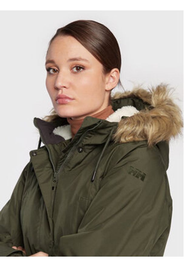 Helly Hansen Parka Mayen 53303 Zielony Regular Fit. Kolor: zielony. Materiał: syntetyk