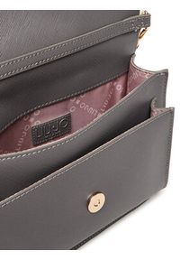 Liu Jo Torebka Ecs M Crossbody AF5152 E0087 Szary. Kolor: szary. Materiał: skórzane
