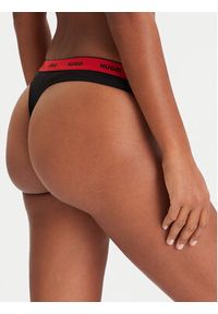 Hugo - HUGO Stringi 50545700 Czarny. Kolor: czarny. Materiał: bawełna #2