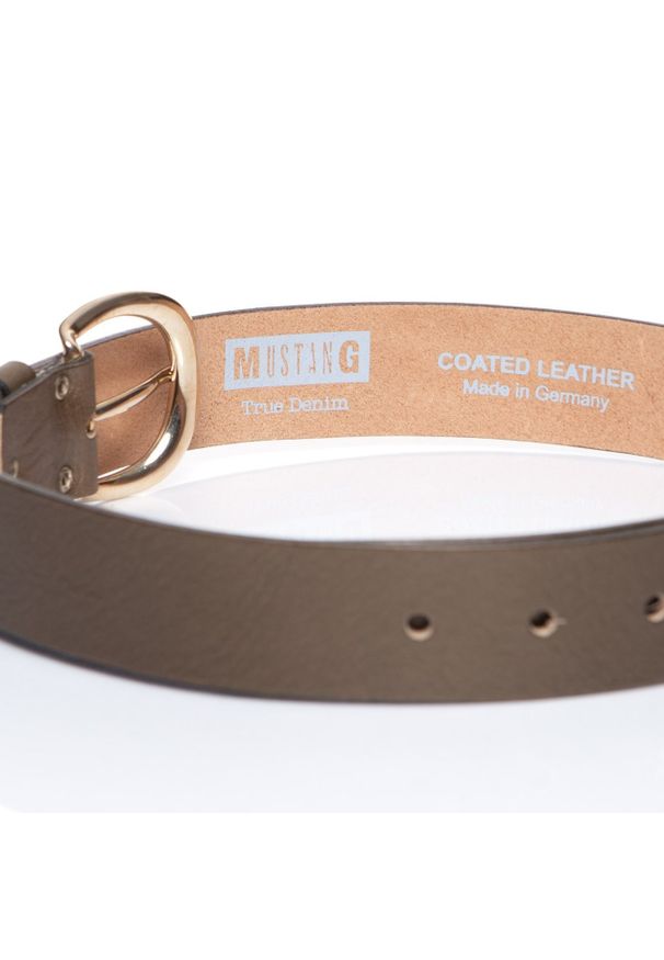 Mustang - DAMSKI PASEK MUSTANG PASEK SKÓRZANY SOPO-MUS117 140 35mm Gürtel (Q.6624 ). Materiał: skóra. Styl: klasyczny