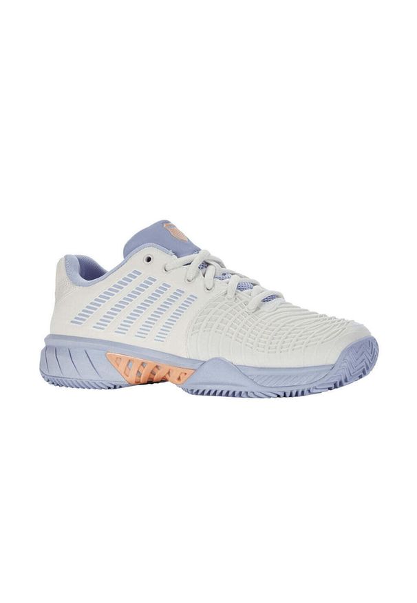 Buty do biegania damskie K-Swiss Express Light 3 Clay. Zapięcie: sznurówki. Kolor: wielokolorowy, różowy, fioletowy. Materiał: materiał, syntetyk, tkanina. Szerokość cholewki: normalna