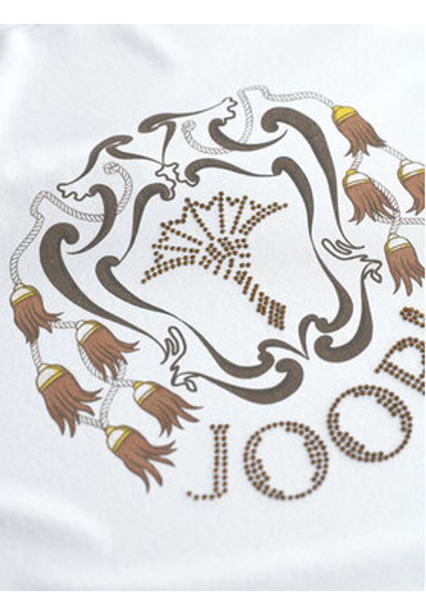 JOOP! T-Shirt 58 253JE58Tippy 30047767 Biały Slim Fit. Kolor: biały. Materiał: bawełna