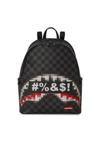 SPRAYGROUND Plecak Censored Savage 910B5955NSZ Czarny. Kolor: czarny. Materiał: skóra