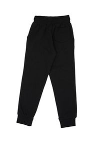 LEONE 1947 APPAREL - Dziecięce joggery basic z dużym logo. Kolor: czarny. Sport: joga i pilates