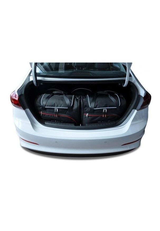 KJUST - Torby Do Bagażnika Hyundai Elantra 2016-2020 5Szt Kjust. Kolor: czarny. Styl: sportowy