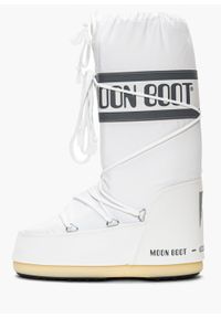 Buty zimowe damskie Moon Boot Nylon (14004400-006). Kolor: biały. Materiał: nylon. Sezon: zima #1