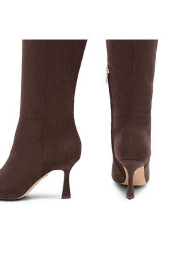 Nine West Kozaki MAIDA ZL23003-2CC Brązowy. Kolor: brązowy. Materiał: materiał