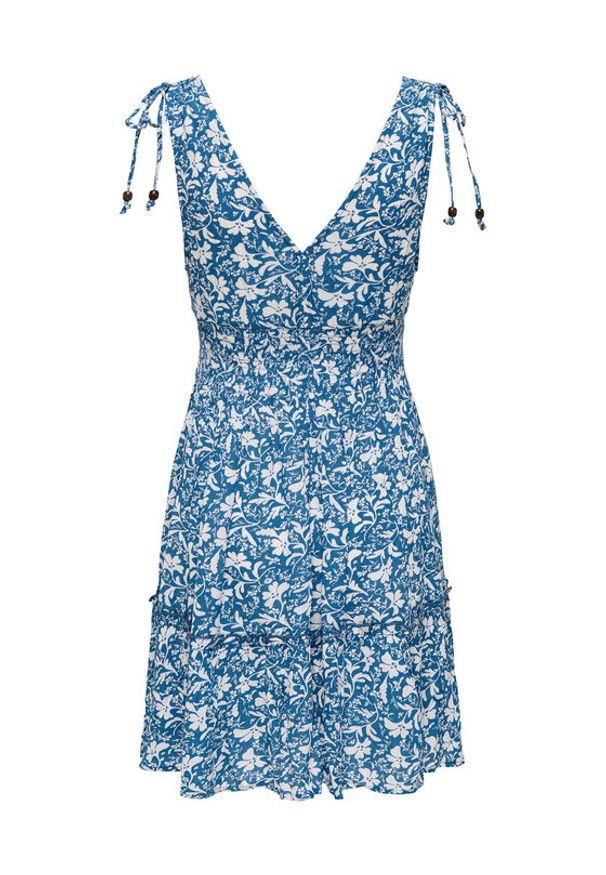 only - ONLY Sukienka letnia Fernanda 15373070 Niebieski Regular Fit. Kolor: niebieski. Materiał: wiskoza. Sezon: lato