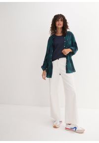 bonprix - Długi top (5 sztuk). Kolor: różowy. Materiał: bawełna, wiskoza, jersey. Długość: długie. Wzór: melanż, jednolity, gładki #3