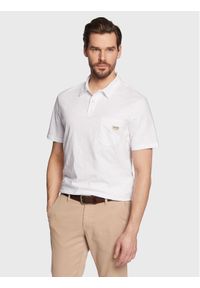 Guess Polo Criofan M3RP19 KBL31 Biały Regular Fit. Typ kołnierza: polo. Kolor: biały. Materiał: bawełna