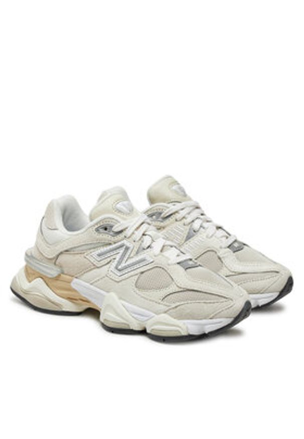 New Balance Sneakersy U9060WHT Beżowy. Kolor: beżowy. Materiał: mesh, materiał