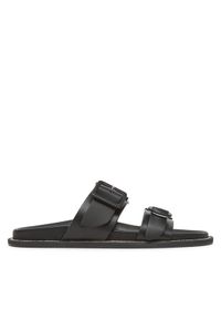 Pollini Klapki SA28172C0MTCS000 Czarny. Kolor: czarny. Materiał: skóra