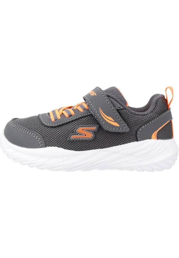 skechers - Tenisówki Skechers Model 407308n Kolor Szary. Kolor: szary. Materiał: syntetyk, tkanina. Model: Skechers Sport. Sport: turystyka piesza