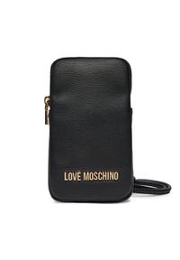 Love Moschino - LOVE MOSCHINO Torebka JC5641PP0LLD0000 Czarny. Kolor: czarny. Materiał: skórzane