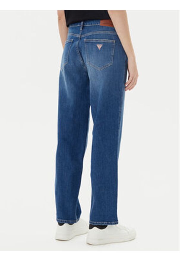 Guess Jeans Jeansy W5YA0I D0021 Niebieski Boyfriend Fit. Kolor: niebieski